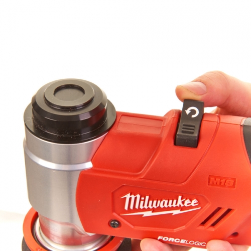 Пробійник гідравлічний для отворів акумуляторний FORCE LOGIC MILWAUKEE M18 HKP-0C (аксесуари, пластиковий кейс)