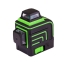 Рівень лазерний MASTERTOOL H360+2хV360 3 лазерні головки GREEN 0.2 мм/м 10 м Li-ion сумка 30-1913