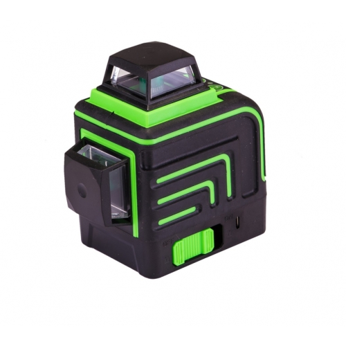Рівень лазерний MASTERTOOL H360+2хV360 3 лазерні головки GREEN 0.2 мм/м 10 м Li-ion сумка 30-1913