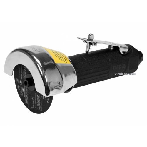 Пневматичний різак, ручний YATO для диска Ø= 75/9.5 мм, Ø= 1/4", 6.3 Bar, 127 л/хв