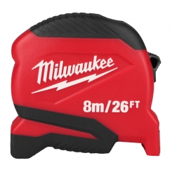 Рулетка Pro Compact MILWAUKEE (Gen 2), 8м/26фт, (25мм)