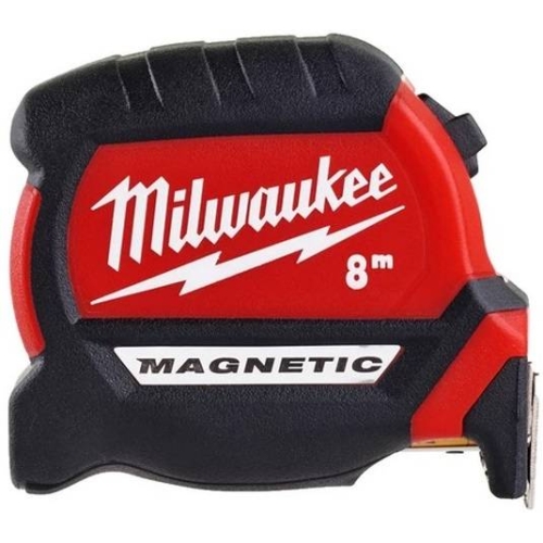 Рулетка магнітна MILWAUKEE, 8м, (27мм)