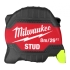 Рулетка магнитная MILWAUKEE, STUD (Gen 3), 8м/26фт (33мм)