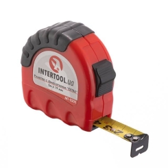 Рулетка з металевим полотном, з фіксатором, 5 м, 19 мм, "EXTRA" INTERTOOL MT-0205
