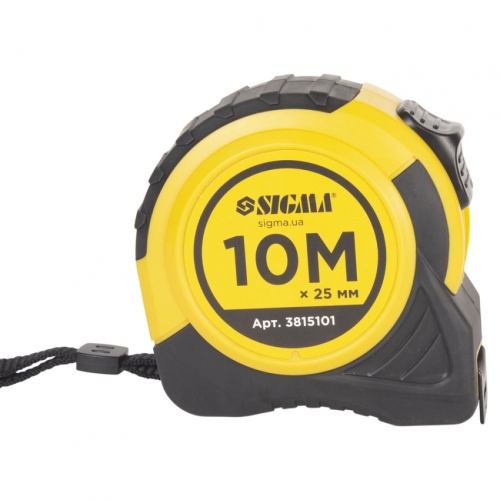 Рулетка shiftlock 10 м * 25 мм Sigma (3815101)