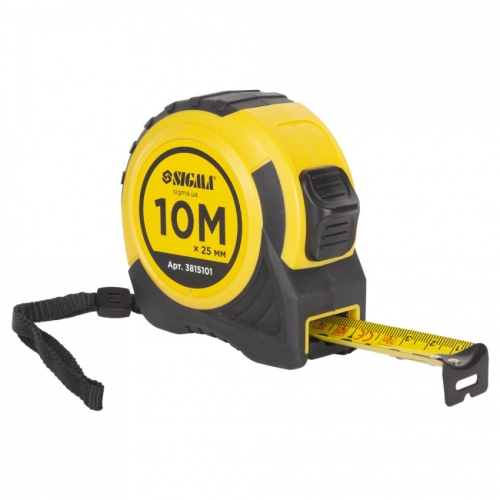 Рулетка shiftlock 10 м * 25 мм Sigma (3815101)
