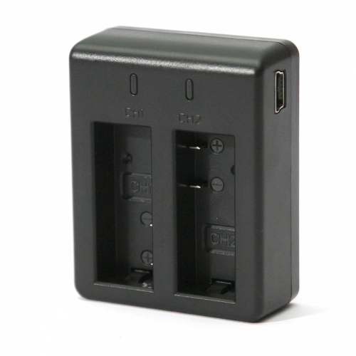 Зарядний пристрій PowerPlant Dual SJCAM SJ4000 для двох акумуляторів