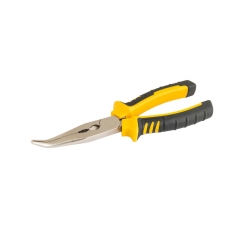 Щипці гнуті MASTERTOOL 200 мм С55 HRC 45~50 23-3200
