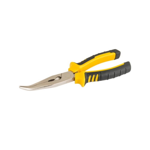Щипці гнуті MASTERTOOL 200 мм С55 HRC 45~50 23-3200