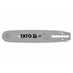 Шина напрямна ланцюгової пилки YATO l= 10"/25 см (40 ланок) для ланцюгів YT-84948, YT-84960