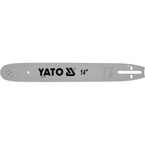 Шина напрямна ланцюгової пилки YATO l= 14"/ 36 см (60 ланок) для ланцюгів YT-84940, YT-84963
