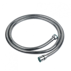 Шланг для душа 1/2" SS хромований розтяжний з підшипником 150-210см AQUATICA XB-8153 (9792020)