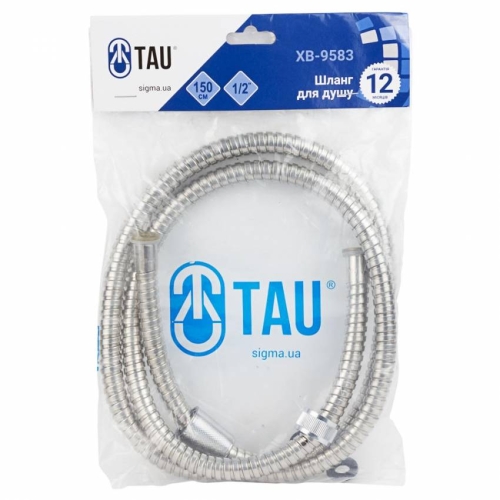 Шланг для душу 1/2" SS економ 150см TAU XB-9583 (9892081)