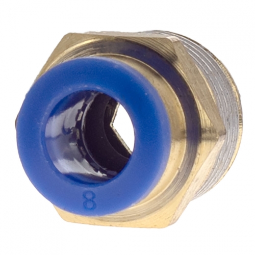 Штуцер цанговий (прямий) Ø8*8мм МТ 3/8" Sigma (7026901)