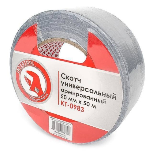 Скотч універсальний армований, 50 м, 50 мм INTERTOOL KT-0983