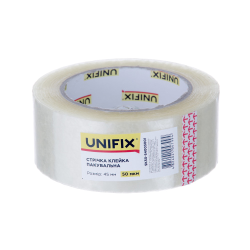 Стрічка клейка пакувальна SK50-54003001 300 45мм 50мкм UNIFIX