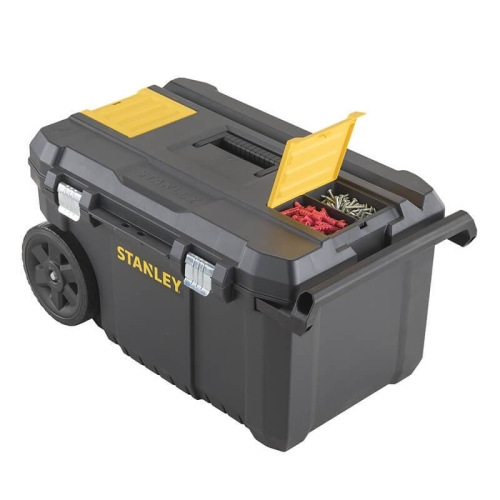 Скринька великого об'єму ESSENTIAL CHEST, розміри 665x404x344 мм, з колесами STANLEY STST1-80150