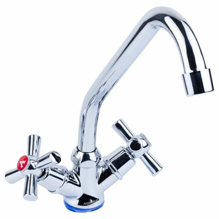 Змішувач PM 1/2" для кухні економ на гайці AQUATICA (PM-1B157C)