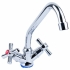 Змішувач PM 1/2" для кухні економ на гайці AQUATICA (PM-1B157C)
