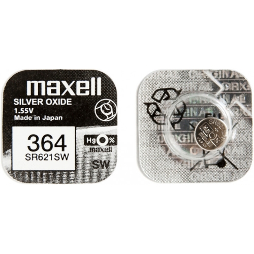 Срібно-оксидна батарейка Maxell "таблетка" SR621SW 1шт/уп