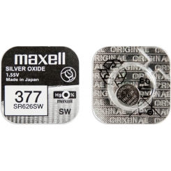 Срібно-оксидна батарейка Maxell "таблетка" SR626SW 1шт/уп