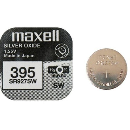 Срібно-оксидна батарейка Maxell "таблетка" SR927SW 10шт/уп