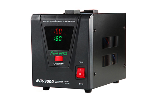 Стабілізатор напруги релейний AVR-3000, 2400Вт APRO