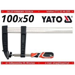 Струбцина YATO, L=100 мм, h=50 мм [12/60]
