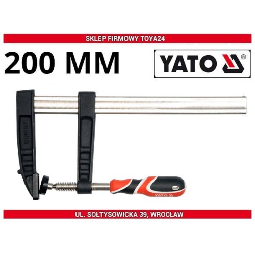 Струбцина YATO, L=200 мм, h=50 мм [12/48]