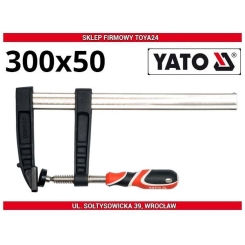Струбцина YATO, L=300 мм, h=50 мм [12/48]
