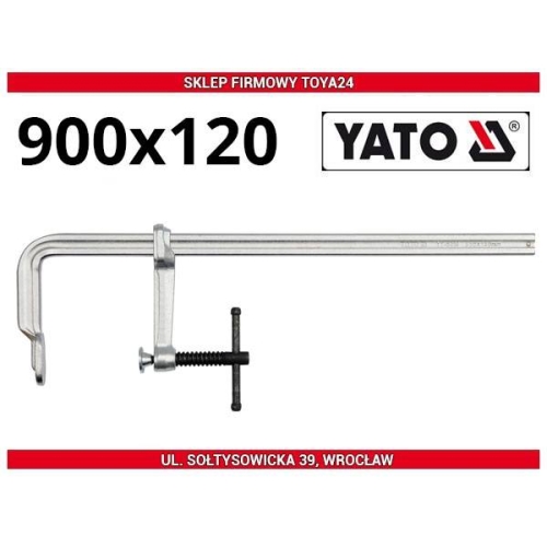 Струбцина кована хромована YATO, l=900х120 мм [5]