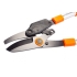 Сучкоріз MASTERTOOL з храповим механізмом телескопічні ручки 700-1030 мм тефлон AL ручки ковадло 14-6126