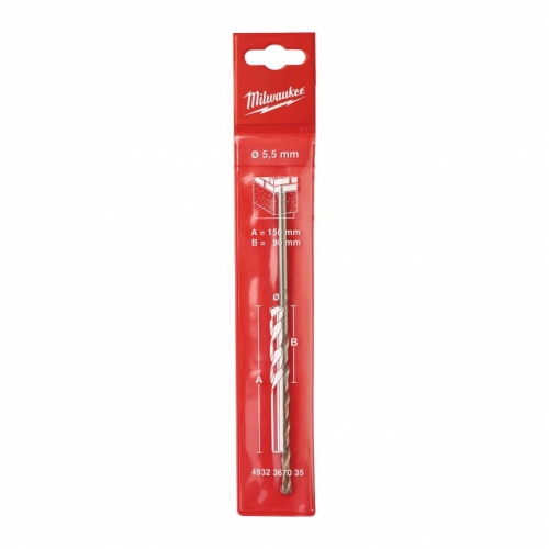 Свердло по бетону MILWAUKEE DIN 8039 Ø5,5x150 6
