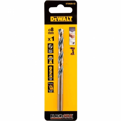 Свердло по металу EXTREME IMPACT Black & Gold DeWALT DT20526