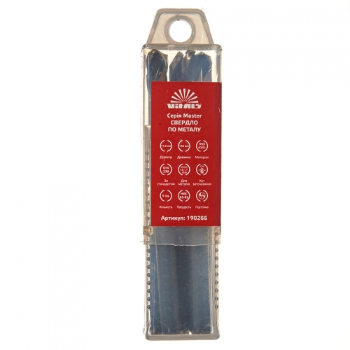 Свердло по металу HSS 4341 11,0 (5 шт.) Vitals Master