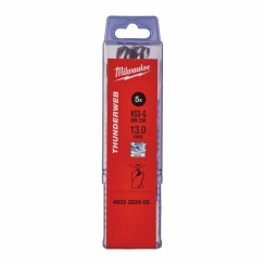 Свердло по металу THUNDERWEB HSS-G MILWAUKEE DIN338, Ø13,0x151мм, (5шт)
