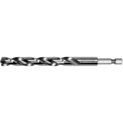 Свердло по металу YATO: HSS6542, Ø=10.5мм, HEX-1/4", l=133/87мм, для нержавіючої, конструкт.,лег.