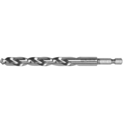 Свердло по металу YATO: HSS6542, Ø=10мм, HEX-1/4", l=133/87мм, для нержав., конструкт., ліг.