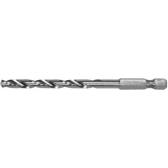 Свердло по металу YATO: HSS6542, Ø=5.5мм, HEX-1/4", l=93/57мм, для нержав., конструкт., ліг.