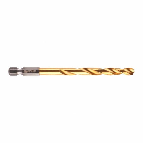 Свердло по металу RedHEX HSS-G TiN MILWAUKEE, Ø2,5мм, (2шт)
