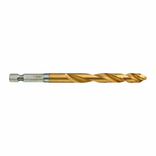 Свердло по металу RedHEX HSS-G TiN MILWAUKEE, Ø2,5мм, (2шт)