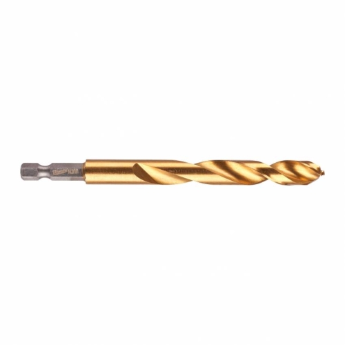 Свердло по металу RedHEX HSS-G TiN MILWAUKEE, Ø2,5мм, (2шт)