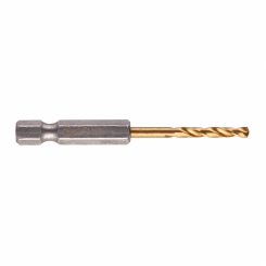 Свердло по металу RedHEX HSS-G TiN MILWAUKEE, Ø3,0мм, (2шт)