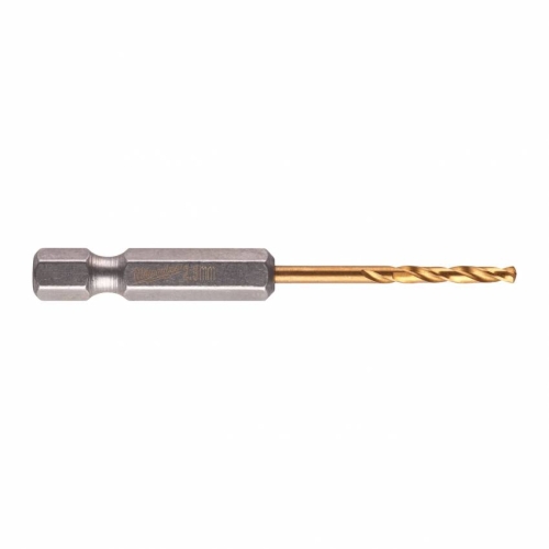 Свердло по металу RedHEX HSS-G TiN MILWAUKEE, Ø3,2мм, (2шт)