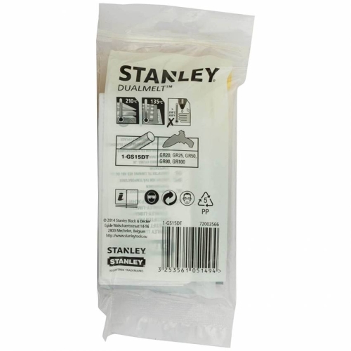 Термоклей DualTemp діаметром 11.3 мм, двотемпературний для клейового пістолета STANLEY 1-GS15DT