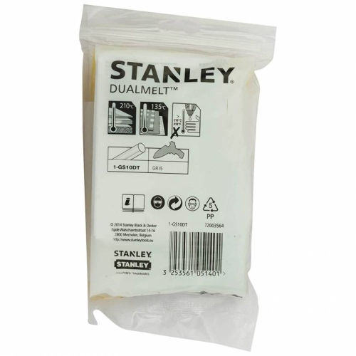 Термоклей DualTemp діаметром 7 мм, двотемпературний для клейового пістолета STANLEY 1-GS10DT