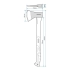 Сокира, 1000 г, ручка з фібергласу INTERTOOL HT-0263