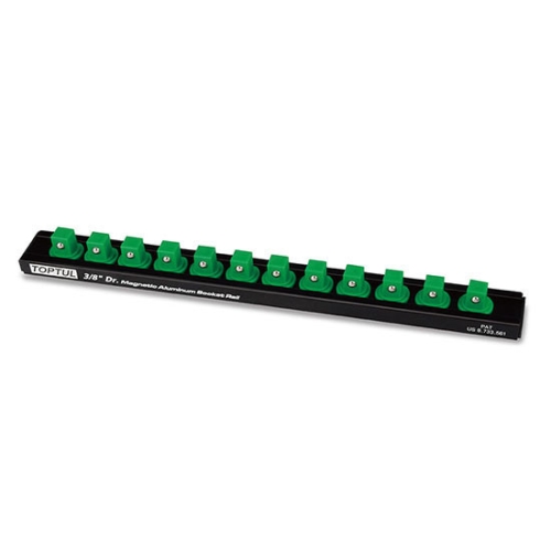 Тримач для головок (планка магнітна) 3/8"*280*12PCS TOPTUL PBKB3B2612