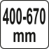 Тримач для перенесення  плит, блоків і цегли YATO; l= 40- 67 см