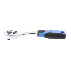 Трищітка  вигнута з кнопкою, 72 зубці HOEGERT 1/4" HT1R324